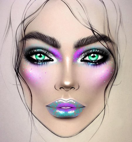 Макияж рисунки