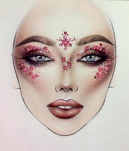 Эскиз грима