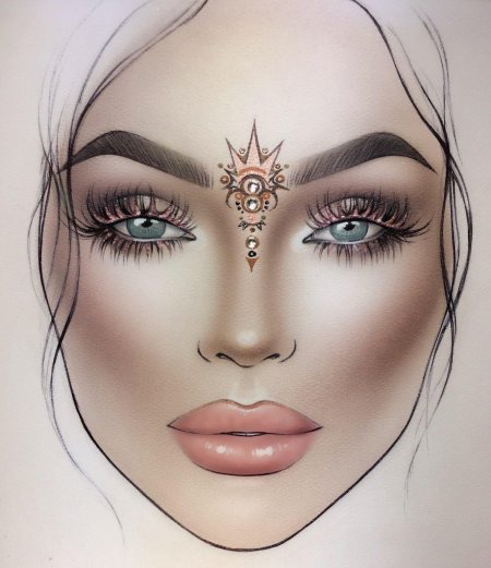Макияж рисунки