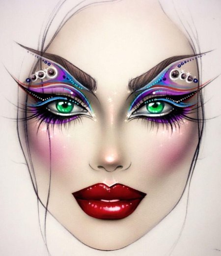 Фантазийный макияж