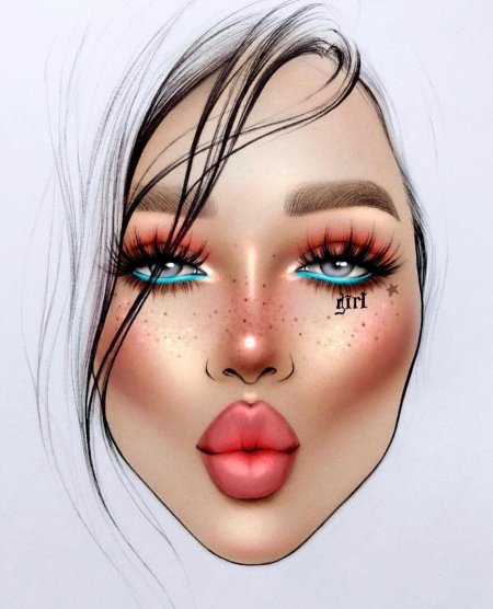 Лицо макияж