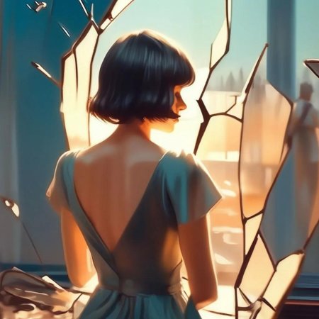 Девушка каре