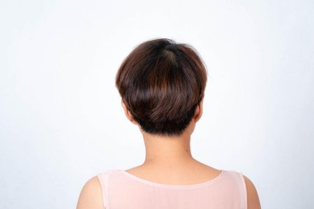 Короткая женская стрижка вид сзади