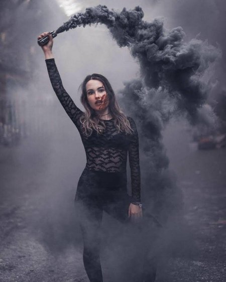 Фотосет с дымом