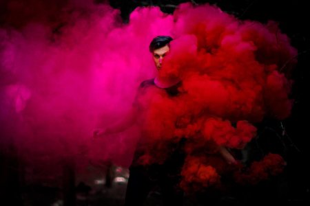 Дым цветной