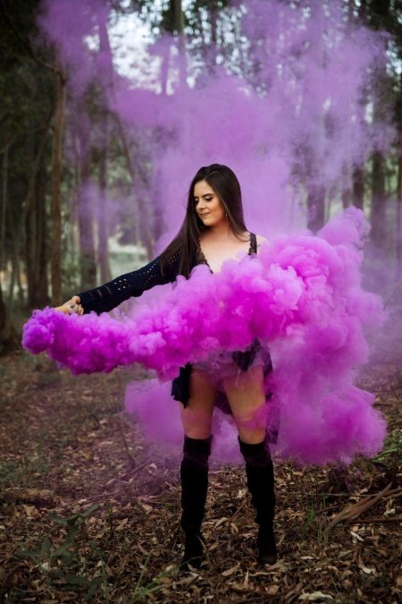 Цветной дым