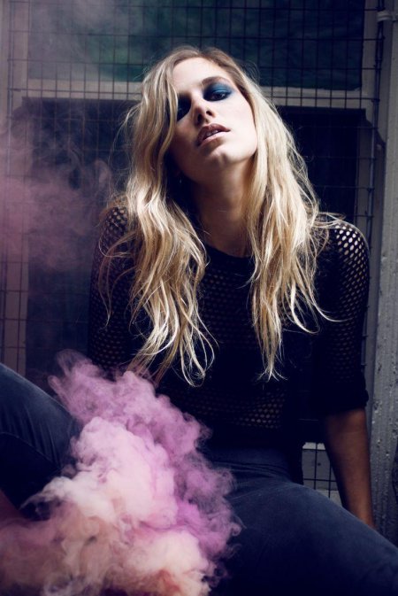 Фотосессия с дымом