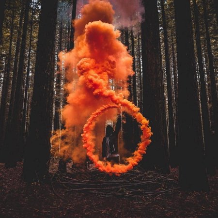 Цветной дым для фотосессии