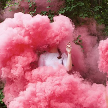 Цветной дым