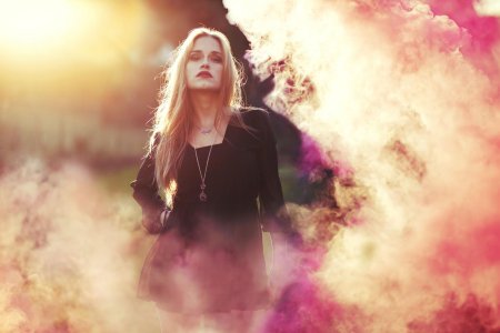 Цветной дым для фотосессии