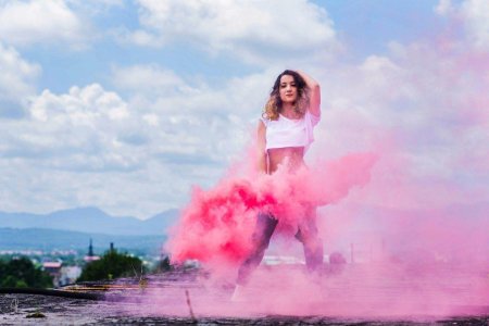 Фотосессия с дымовыми шашками