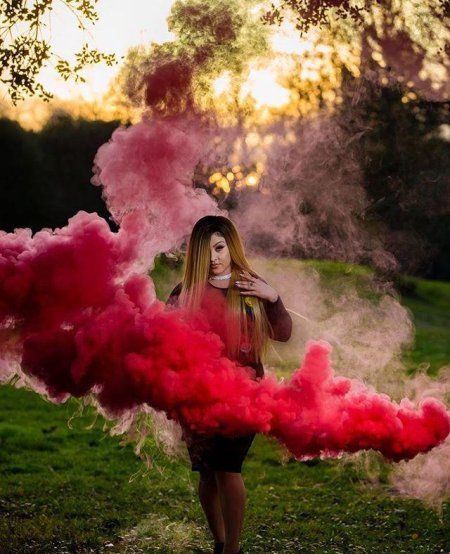 Дым цветной