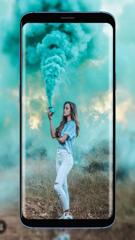 Фотосессия с дымом