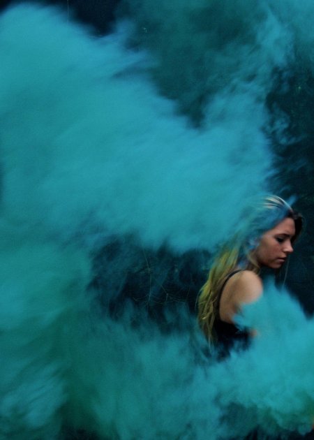 Цветной дым