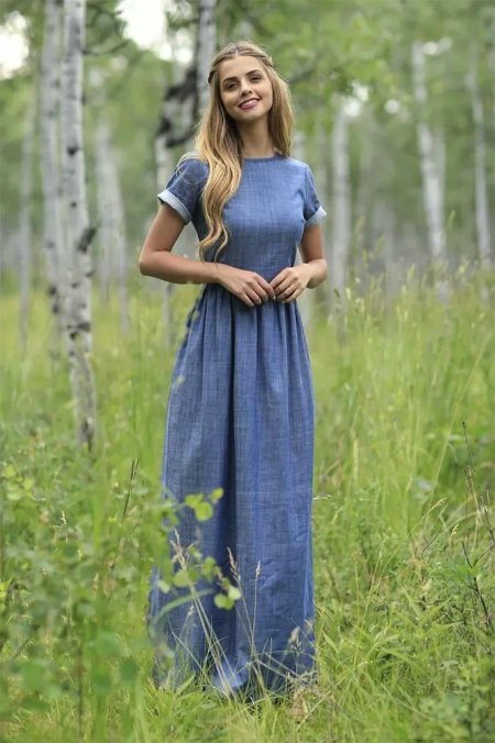 Длинные православные платья