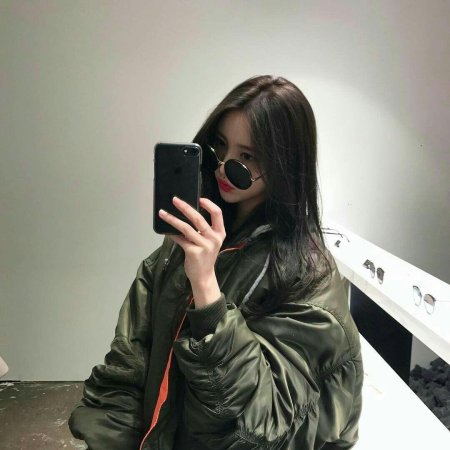 Кореянка селфи