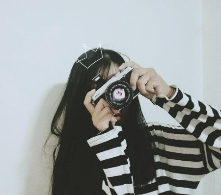 Девушка с фотоаппаратом