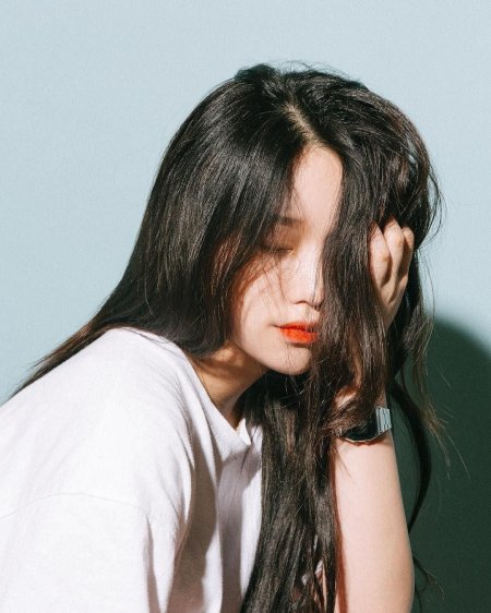 Кореянки с темными волосами