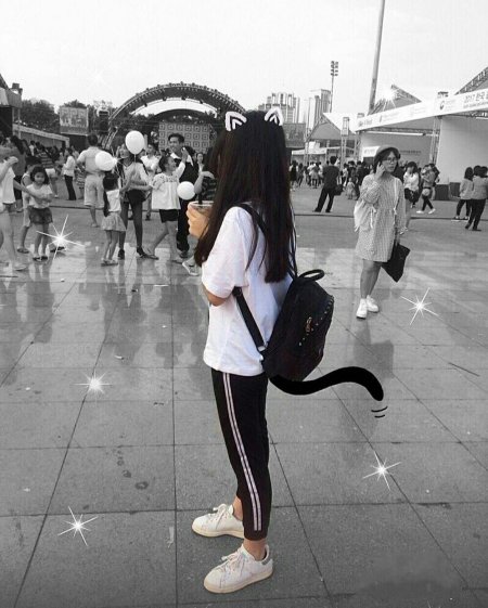 Корейские девушки на аву без лица