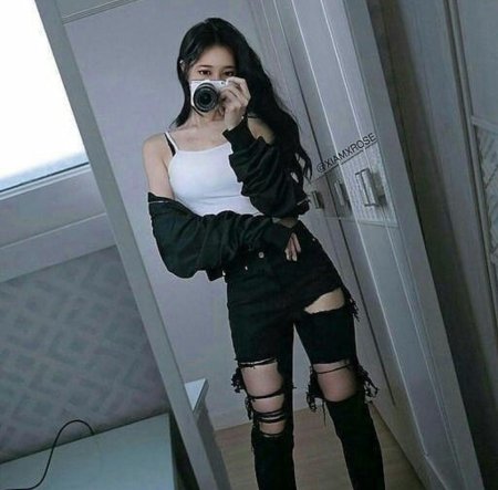 Кореянка селфи