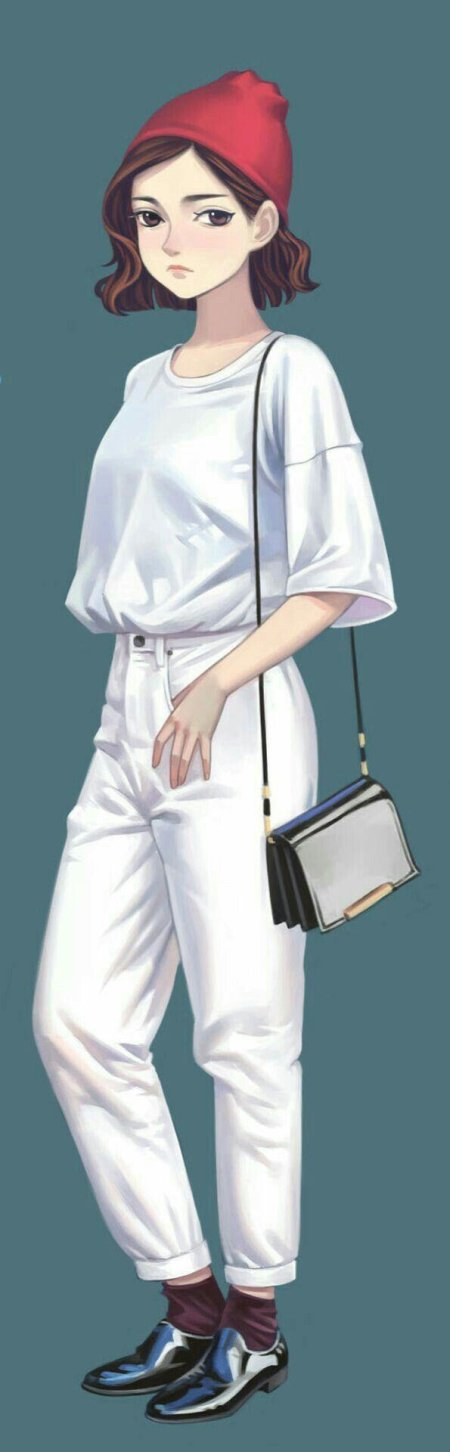 Рисунки девушек из аниме