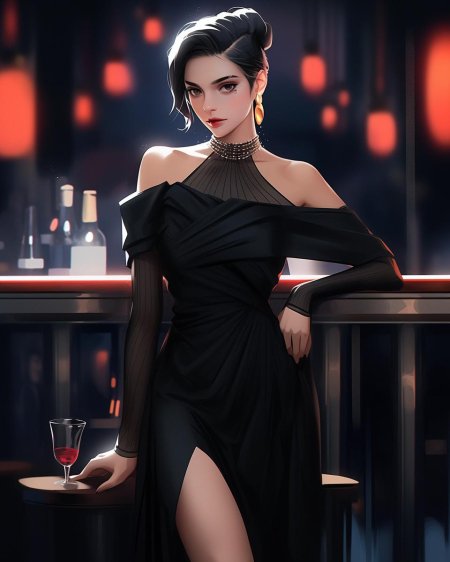 Персонажи брюнетки