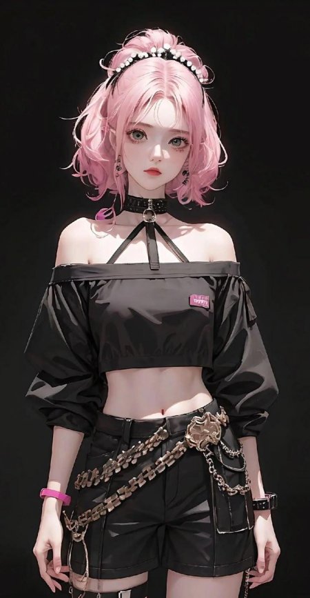 Красивая аниме девушка