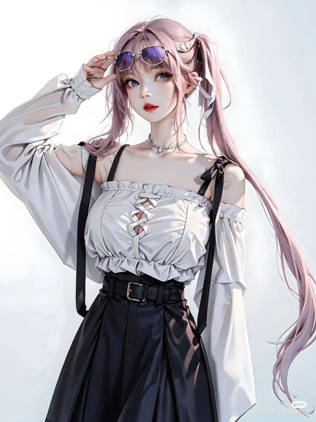 Красивая аниме девушка