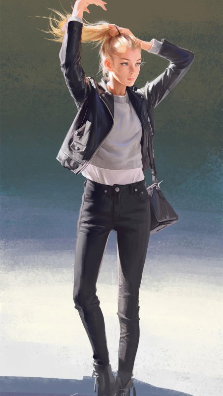 Девушка иллюстрация