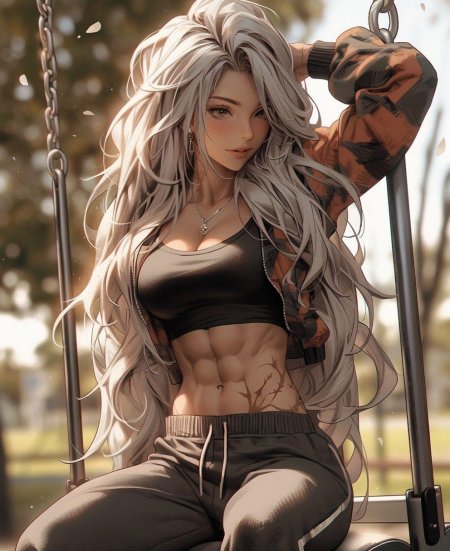 Аниме девушка красивая