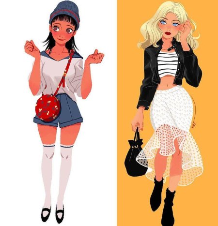 Модная иллюстрация