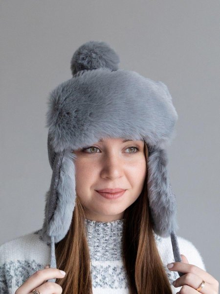 Шапка ушанка зимняя меховая