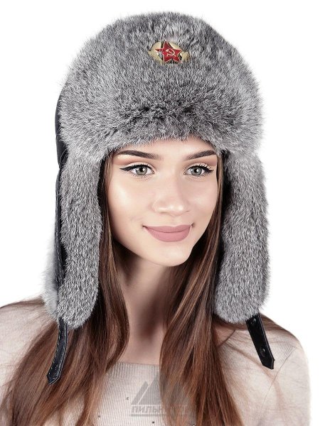 Шапка ушанка зара