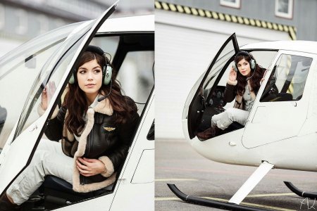 Фотосессия с вертолетом