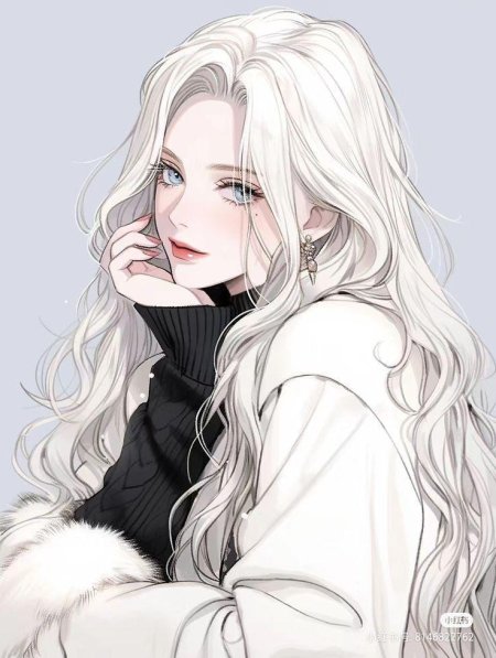 Красивая аниме девушка