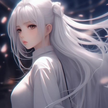 Аниме белая