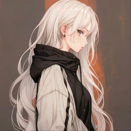 Аниме белые волосы