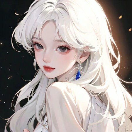 Красивая аниме девушка