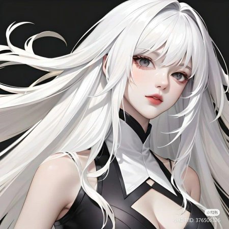 Аниме белые волосы