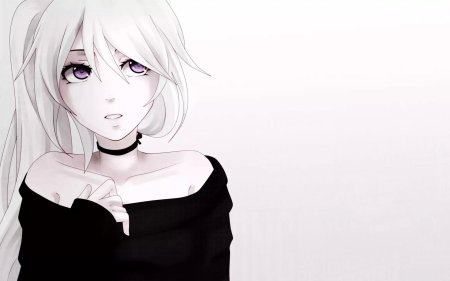 Аниме с белыми волосами