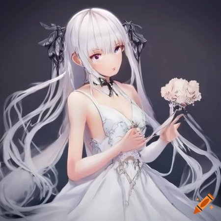 Аниме с белыми волосами