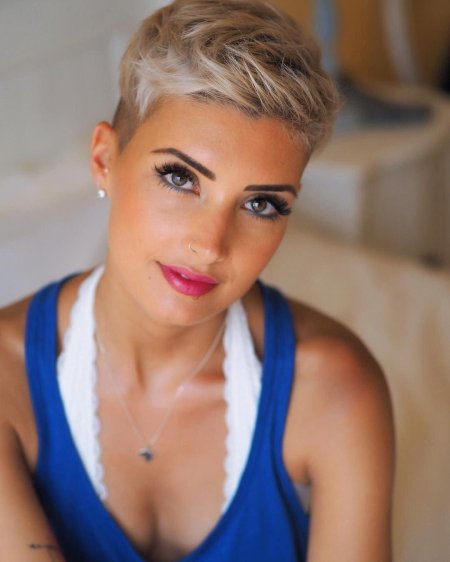 Стрижка пикси калманович