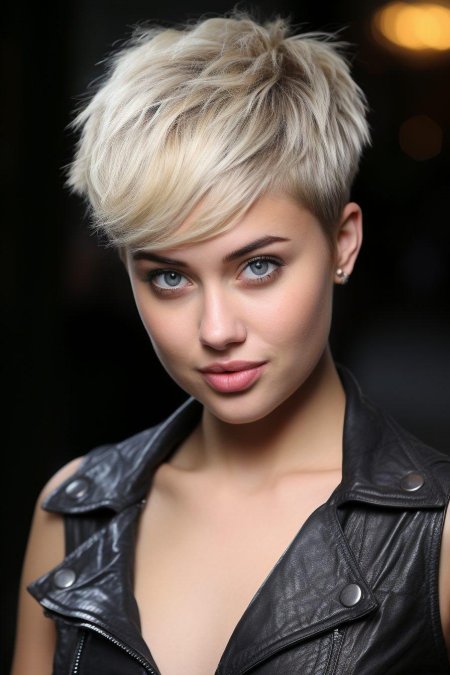 Модная короткая женская стрижка