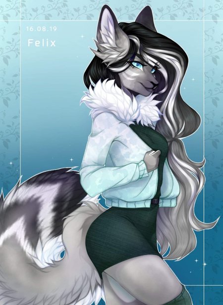 Фурри девушка