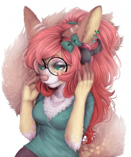 Фурри девушка