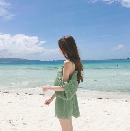 Кореянки на пляже