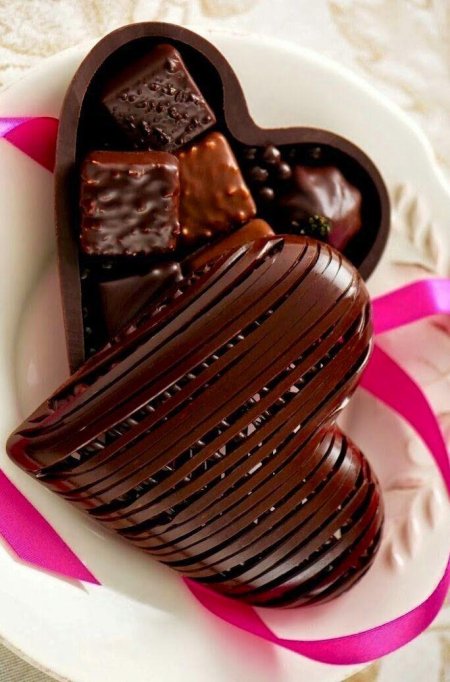 Шоколадное сердце