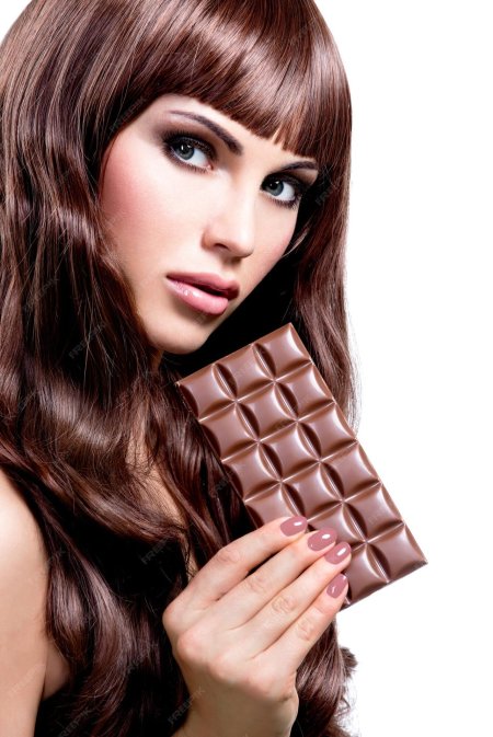 Девушка шоколадка