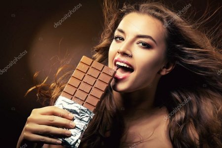 Женщина в шоколаде