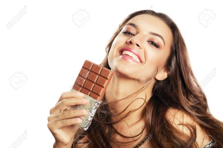 Девушка шоколадка